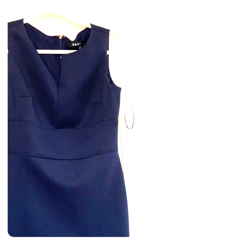 Elastane Dress in Navy Blue